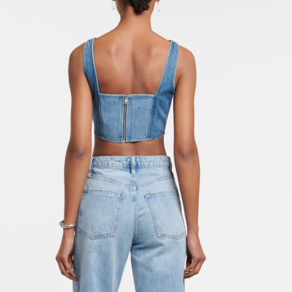 FRAME denim corset top size small great condition - Picture 4 of 7